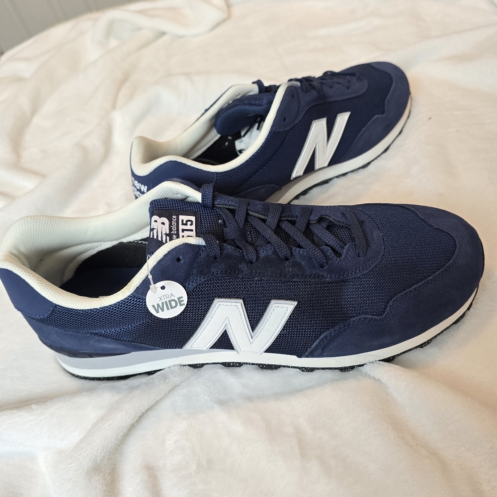 New Balance 515 V3 Blue White Mens Size 17 Classic Sneaker